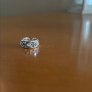 Elegant Silver Toe Ring